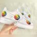 Nike Shoes | Custom Murakami Flowers Air Force Women's Size 8 White Custom Sneakers | Color: White | Size: 8