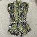 Anthropologie Other | Green Print Romper | Color: Green | Size: M