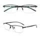 MYYINGELE Half Frame Reading Glasses, Progressive Multifocal Reading Glasses for Mens, Spring Hinges Lightweight Comfortable Anti-Blue Light Glasses, 1