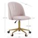 Adalynn Desk Chair Blush Pink - Linon CH301PNK01U
