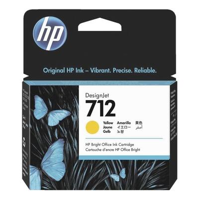 HP Tintenpatrone »HP 3ED69A« HP 712 gelb Image