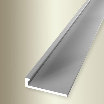 Einfass- & Abschlussprofil Aluminium 21 x 3 x 2500 mm Silber Einschubprofil Abschlussleiste
