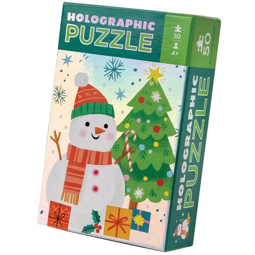 Holographic-Puzzle Snowman 50-Teilig