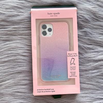 Kate Spade Accessories | Kate Spade Ombre Glitter Phone Case Iphone 11 Pro Iphone Xs Iphone X Pink Purple | Color: Pink/Purple | Size: Iphone 11 Pro