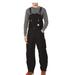 Carhartt Jeans | Nwt Carhartt Men's Quilt Lined Zip To Waist Bib Overalls Black $180 40x34 Gg089 | Color: Black | Size: 40x34