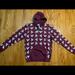 Adidas Shirts | Adidas All Over Print Fleece Hoodie Color Maroon Men’s Sz New!! | Color: Black | Size: Various