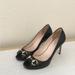 Gucci Shoes | Gucci Horsebit Peep Toe Black Platform Heel Pump European Size 37 | Color: Black | Size: 37