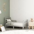 Graco Classic Sleigh Toddler Bed w/ Guardrails Wood in Gray | 27.2 H x 28.98 W x 56.77 D in | Wayfair 05360-00F