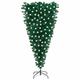 The Holiday Aisle® Upside-down Artificial Pre-lit Christmas Tree Party Decoration Green, Steel in White | 17.7 D in | Wayfair