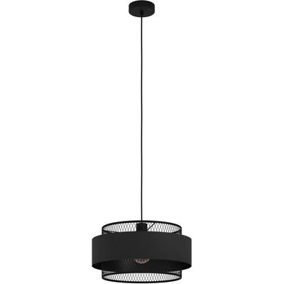 EGLO Hängeleuchte "BAZELY", schwarz, Ø 40,00cm H: 110,00cm, Lampen, Hängeleuchte in schwarz aus Stahl - exkl. E27 - 40W - Hängelampe Image