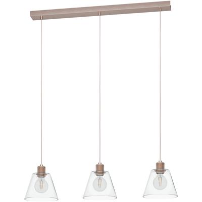 EGLO Hängeleuchte "COPLEY", rosa (roségoldfarben), H: 110,00cm, Lampen, Hängeleuchte aus Stahl, Alu - exkl. E27 - 40W Image