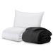 Ella Jayne BTC Bed Bundle, Overstuffed Pillow, Quilted Mattress Protector and Down-Alt Comforter