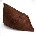 ZeaZu Medium Classic Bean Bag Microfiber/Microsuede in Brown | 10 H x 52 W x 73 D in | Wayfair 415919