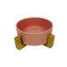 Bark By Dog Elevated Feeder Porcelain/Stoneware (dishwasher safe)/Ceramic in Brown | 4.37 H x 6 W x 6.02 D in | Wayfair DGTARA-PK