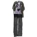 The Holiday Aisle® Henry The Headless Reaper w/ Animated Eyes Figurines in Black/Gray | 53 H x 15.7 W x 7.9 D in | Wayfair