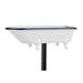 Tucker Murphy Pet™ Brander Birdbath Metal in White | 33 H x 4.5 W x 10 D in | Wayfair BBEF173A02134C36998AE760FE892CD7