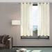 Eider & Ivory™ Granata Sheer Grommet Curtain Panels Polyester in White | 108 H in | Wayfair F2D628E8F17F4BE6BD413F689313EC17