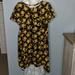 Lularoe Dresses | Lularoe Carly T-Shirt Dress | Color: Black/Yellow | Size: M