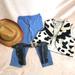 Disney Costumes | Disney Woody Cowboy Toy Story Halloween Costume Sz 4 | Color: Black/Blue | Size: 4