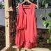 Zara Dresses | 3 For $30 Zara Asymmetrical Midi Dress In Salmon Pink | Color: Pink | Size: S