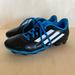 Adidas Shoes | Adidas Conquisto Fg Kids Boys Black Blue Lace Up Soccer Cleats Sneakers Shoes 5 | Color: Black/Blue | Size: 5b