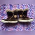 Converse Shoes | Brown Suede Converse Toddler Boots; Size 5 | Color: Brown/Cream | Size: 5bb