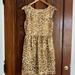 J. Crew Dresses | J. Crew Collection Lucille Cheetah Cocktail Dress Size 2 | Color: Black/Gold | Size: 2