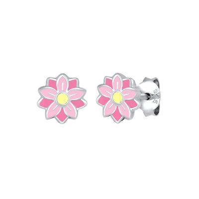 Elli Kinder Blume Pastell Emaille 925 Sterling Silber OneSize Damen Image