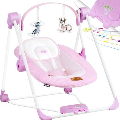 Babywippe Babyschaukel mit 5 Geschwindigkeitseinstellungen zusammenklappbarer Baby Wippe Schaukel Image