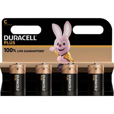 Plus-C K4 Baby (C)-Batterie Alkali-Mangan 1.5 v 4 St. - Duracell