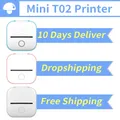 Phomemo-Mini imprimante thermique portable T02 impression thermique autocollant de poche machine