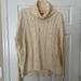 Free People Sweaters | Free People Cable Knit Oversized Fisherman Knit Cowl Sweater Ivory. Size Small | Color: Cream/White | Size: S