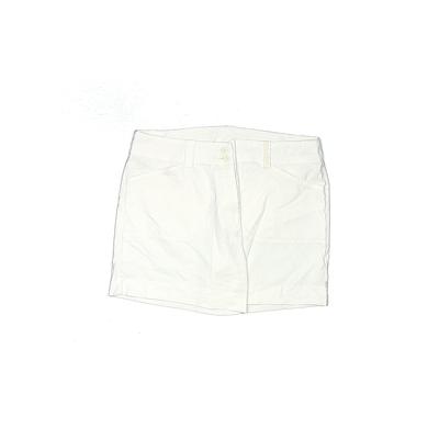 Maggie Lane Athletic Shorts: White Solid Activewear - Women's Size 8