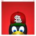 Fredbird St. Louis Cardinals 12'' x Minimalist Mascot Poster Print