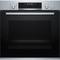 Serie 6 HRA558BS1. Dimensione del forno: Media, Tipo di forno: Forno elettrico, Capacità interna