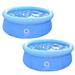 JLeisure 5.5-Ft Prompt Set Inflatable Above Ground Kid Swimming Pool (2 Pack) - 26