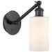 Ballston Clymer 5" LED Sconce - Matte Black Finish - Matte White Shade