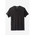 Men's Big & Tall Hanes Stretch Cotton 3-pack V-Neck Undershirt by Hanes in Black (Size XLT)