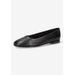 Women's Kimiko Flats by Bella Vita in Black Leather (Size 8 1/2 M)