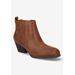 Wide Width Women's Lou Bootie by Bella Vita in Tan (Size 9 W)