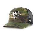 Men's '47 Camo/Black Pittsburgh Penguins Trucker Snapback Hat