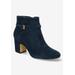 Women's Arlette Bootie by Bella Vita in Navy Suede Leather (Size 12 M)