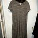 Lularoe Dresses | Medium Lularoe Carly | Color: Black/Cream | Size: M