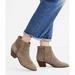 Madewell Shoes | Madewell The Western Boot In Suede Size 6.5 Mink | Color: Brown | Size: 6.5