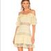 Free People Dresses | Free People Cruel Intentions Off Shoulder Dress | Color: Yellow | Size: S