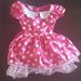 Disney Costumes | Disney Minnie Mouse Sparkly Polka Dot Pink White Halloween Costume Dress | Color: Pink/White | Size: 4-6x