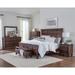 CDecor Home Furnishings Serra Weathered Burnished Brown 2-Piece Queen Bedroom Set w/ Chest Wood in Brown/Red | 68 H x 68 W x 87.75 D in | Wayfair