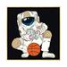 East Urban Home Playing Basketball Astronaut by - Wrapped Canvas Canvas | 12 H x 12 W x 1.5 D in | Wayfair D4D14354FB8E444DB5246DAB44456644