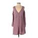 ASTR The Label Casual Dress: Purple Dresses - Women's Size X-Small