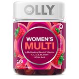 OLLY The Perfect Women's Multi - with Folic Acid, Biotin, and Vitamins A, C, D, E, Bs - 130 Gummies | 45 Servings | Flavor: Blissful Berry
